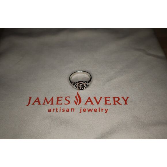 James Avery Spanish swirl ring size 6 in excellent condition Sterling silver - Picture 3 of 6